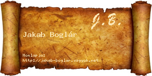 Jakab Boglár névjegykártya